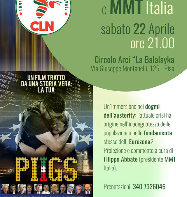 CLN Pisa e MMT Italia – 22 Aprile 2023 – Pisa