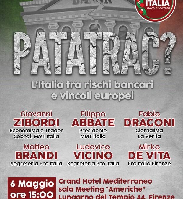 Patatrac ? 6 Maggio 2023 – Firenze