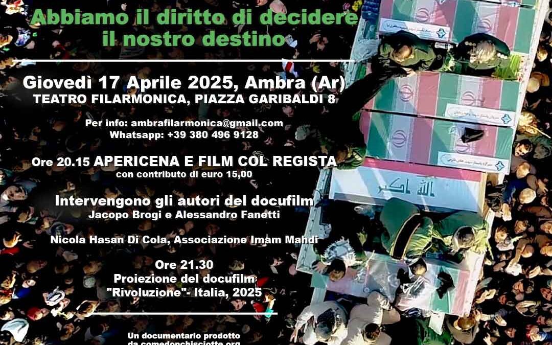 “RIVOLUZIONE” – Il film documentario