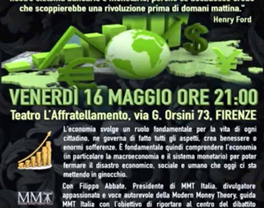 Conferenza del 16 Maggio 2025, presso il Teatro L’ Affratellamento, Firenze.