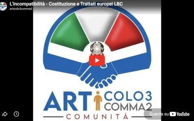 L’incompatibilità – Costituzione e Trattati europei LBC