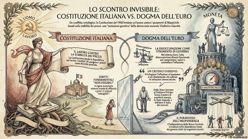 La stabilità dei prezzi è un criterio “Eversivo”? Quello che la Costituzione non dice sull’Euro