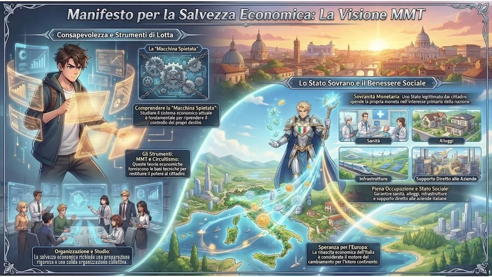 La Rivoluzione della Consapevolezza: Come la MMT può Riscrivere il Destino dell’Italia
