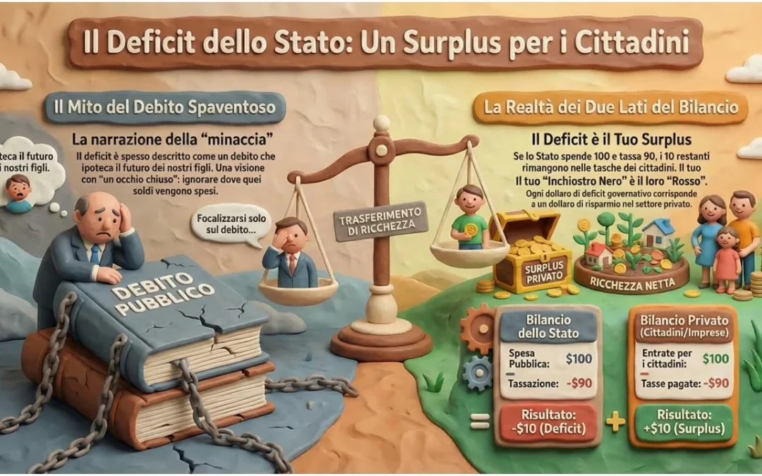 La Verità Nascosta sul Debito: Perché il “Rosso” dello Stato è la chiave della tua ricchezza